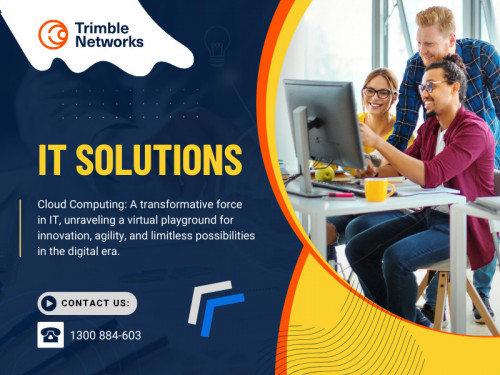 Opting for Managed IT solutions can be a cost-effective solution for businesses. Businesses can outsource their IT needs instead of investing in an in-house IT department with the associated expenses. This often results in lower operational costs, as the burden of managing and maintaining IT systems is shifted to the service provider.

Official Website : https://trimblenetworks.com.au/

Trimble Networks
Address: Level 3/5 Cribb St, Milton QLD 4064, Australia
Phone: +611300884603

Find Us On Google Map : https://maps.app.goo.gl/2LjBwFnXav3bX5SS6

Our Profile: https://gifyu.com/trimblenetworks

More Images:
https://rcut.in/BgdWtadQ
https://rcut.in/ZUlvLveS
https://rcut.in/sjnqyFEJ
https://rcut.in/mAnkqCty