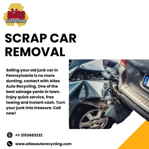 Enjoy The Best Scrap Car Removal Service in Pennsylvania. Get A Chance to Earn Hard Cash From Junk.