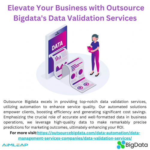 Elevate Your Business with Outsource Bigdata's Data Validation Services