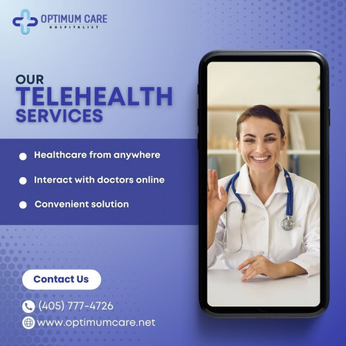 🌟 Experience top-notch healthcare from the comfort of your home with Telehealth Urgent Care in Oklahoma! 🏡👩‍⚕️ Skip the waiting room and connect with our skilled healthcare professionals virtually.
Website: optimumcare.net
Email: Info@optimumcare.net
Phone: 4057774726
Address: 510 E Memorial Road, Suite A4 Oklahoma City OK 73114, United States