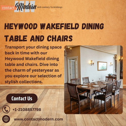 heywood wakefield dining table and chairs