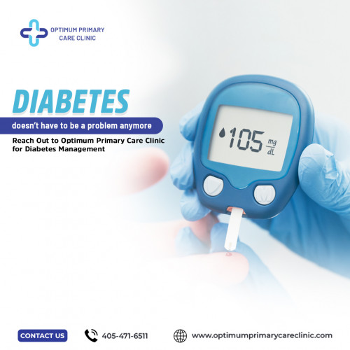 Empower yourself to manage diabetes effectively. Our comprehensive approach helps you live a full and healthy life with diabetes. 💪🩸
Website: optimumprimarycareclinic.com
Email: primarycare@optimumcare.net
Phone: 405 471 6511
Address: 105 Bryant Avenue, Suite # 108, Edmond, OK, United States, Oklahoma