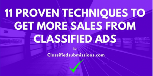 Elevate Your Sales with 11 Proven Classified Ad Techniques