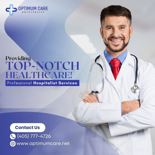 🌟 Our hospitalist services specialize in comprehensive medical care, 24/7, to ensure patient well-being. From managing complex cases to coordinating treatments, our dedicated team of doctors, nurses, and specialists are here to deliver quality care and peace of mind. 🩺💙
Website: optimumcare.net
Email: Info@optimumcare.net
Phone: 4057774726
Address: 510 E Memorial Road, Suite A4 Oklahoma City OK 73114, United States