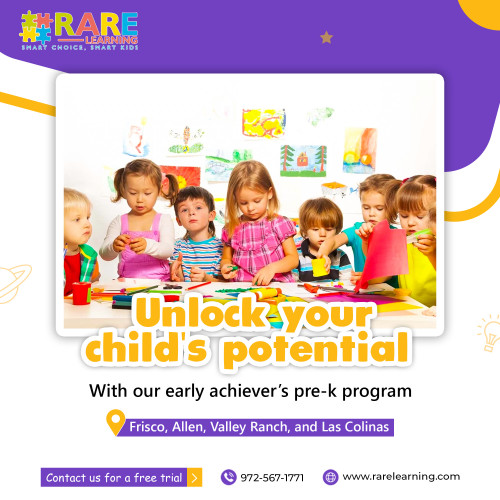 RARE Learning offers summer and Pre-K enrichment programs that nurture a child's attention span and curiosity while strengthening their skills in reading, math, science and other curricula. The company has been serving the Dallas area since 2003.
Website: https://rarelearning.com/
Phone: (+1) 972 567-1771
Address: 1082 Norwich Street, Allen, TX 75013
Contact Email: info@rarelearning.com