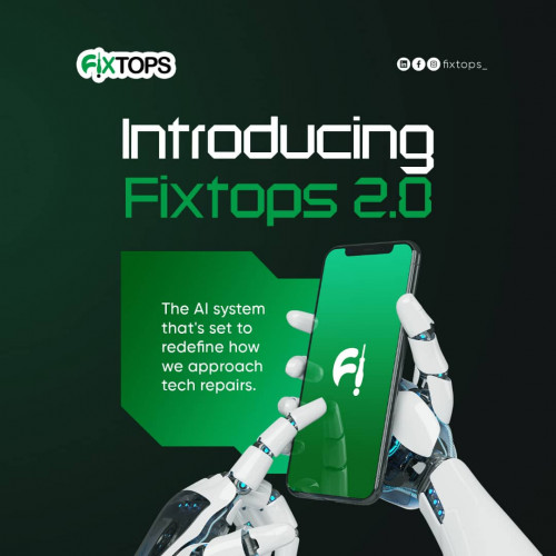 🚀 Exciting News in Tech! We're thrilled to introduce FixTops 2.0, our cutting-edge AI system set to redefine the landscape of device maintenance. Say goodbye to traditional repair woes and welcome a new era of pinpoint precision in diagnostics and efficient solutions.

🔍 Precision Diagnostics: FixTops 2.0 analyzes tech glitches with unparalleled accuracy, ensuring a meticulous examination of your devices. The advanced diagnostic capabilities guarantee a comprehensive understanding of the issues, setting the stage for swift and accurate repairs.

🌐 Comprehensive Device Coverage:Whether it's your Phone, Laptop, Computer, Game Console, Tablet, or Television – FixTops 2.0 has got you covered. Our AI-driven system adapts to various devices, providing tailored solutions for a seamless repair experience.

🛠️ Efficient and Effective Repairs: Bid farewell to prolonged downtimes! FixTops 2.0 streamlines the repair process, utilizing AI-driven insights to deliver efficient and effective solutions. Experience quicker turnaround times without compromising on quality.

📱💻🎮 We Come to You: Convenience is key! Our expert technicians come to you for all your repair needs. From the comfort of your home or office, we handle Phones, Laptops, Computers, Game Consoles, Tablets, and Televisions. No more hassles – just reliable and prompt service.

🌟 Ready for Top-Notch Tech Solutions? Contact us now at https://fixtops.com and elevate your device maintenance experience. Join us in embracing the future of tech repairs with FixTops 2.0!

#FixTops2_0 #TechRepairs #AISolutions #DeviceMaintenance #InnovationInTech