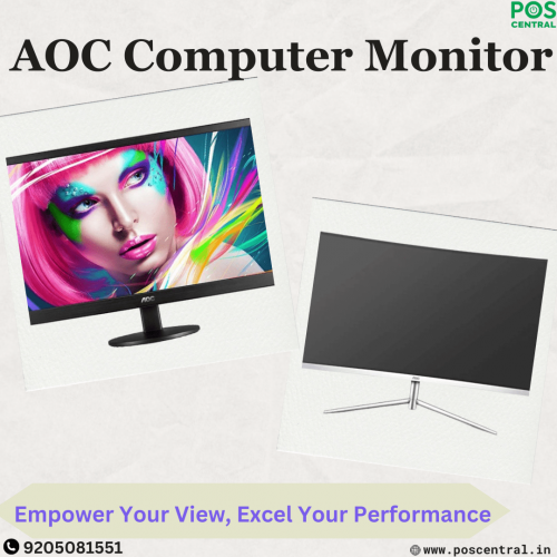 AOC monitors are sleek and reliable display solutions for various needs. With their crisp and vibrant screens, they bring clarity to your work or entertainment. From gaming to professional tasks, AOC offers a range of sizes and resolutions to suit your preferences. Their slim designs save desk space while providing ample viewing area. With advanced technologies like IPS panels and AMD FreeSync, they deliver smooth visuals with accurate colours. Whether for productivity or leisure, they enhance your experience with immersive displays and user-friendly features. You can visit the POS Central India website to buy AOC monitors online at a reasonable cost. Visit https://www.poscentral.in/aoc.html