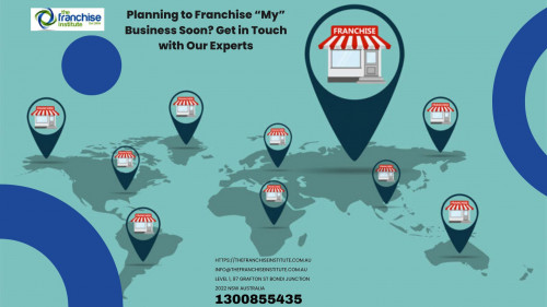 Are you planning to franchise “my” business across Australia soon? Instead of following those DIY tips, get in touch with professional franchise experts. Franchising is more than just allowing people to run their businesses under your brand name. Well, having a professional team like The Franchise Institute can help you with that. We come with years of skills and experience in franchising brands nationwide. Also, we’re well aware of the latest rules and criteria for franchising businesses. Check for more: https://thefranchiseinstitute.com.au/.