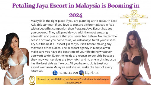 Malaysia is the right place if you are planning a trip to South East Asia this summer. If you love to explore different places in Asia with a beautiful companion then Petaling Jaya Escort has got you covered. They will provide you with the most amazing adrenalin and pleasure that you never had before. No matter the season or time you come to us, we will always fulfill your wishes. Try out the best KL escort girl for yourself before making any moves to other places. The Kl escort agency in Malaysia will make sure you have the best time of your life doing whatever you want to do. Even the locals are regular to our girls because they know our services are top-notch and no one in this industry has the best girls as if we do. All you have to do is trust our escort woman in Malaysia and she will make the best of every situation.