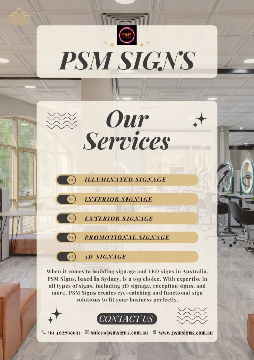 PSM SIGNS