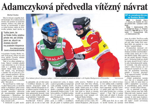 x079 1 270124 Právo Adamczyková předvedla vítězný návrat