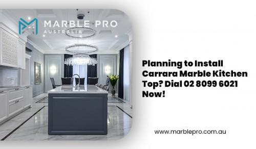 The white Carrara marble kitchen top is a beautiful option. Would you like to install this material by renovating the existing space? Don’t miss out on discussing your project with the Marble Pro team and get things done without delay. Visit our official site https://marblepro.com.au/ for support or just reach out to 02 8099 6021 right away.
