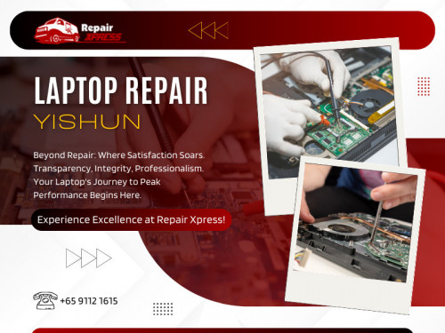If you need Laptop repair Yishun, look no further than RepairXpress. Our prompt and reliable service, affordable pricing, expert technicians, convenient location, and customer satisfaction guarantee make us your ultimate solution for laptop repair in Yishun. Get in touch with us now to set up a free chat and get a price estimate.

Official Website : https://repairxpress.com.sg/

Repair Xpress - Certified Phone Laptop Repair Centre Yishun
Address: NorthPoint City #02-135, 930 Yishun Ave 2, Singapore 769098
Phone: +6591121615

Find us on Google Map: https://g.co/kgs/U8DPh2S

Business Site: https://repair-xpress-certified-phone-laptop.business.site/

Our Profile: https://gifyu.com/repairxpress

More Images:

http://tinyurl.com/3pdt7dku
http://tinyurl.com/4aj6b4wr
http://tinyurl.com/5frwh7vs
http://tinyurl.com/3kc46rdk