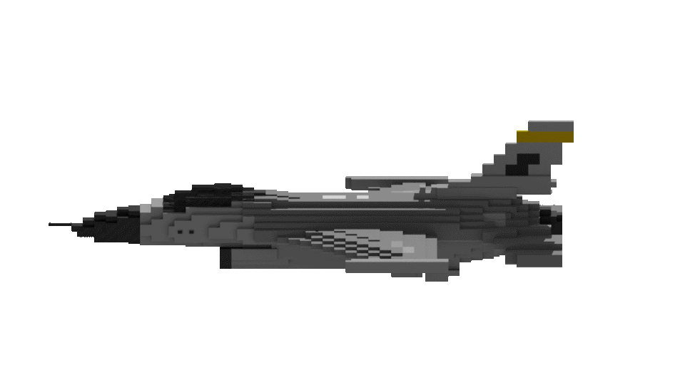 F-16 Fighting Falcon (3:1) Scale Minecraft Map