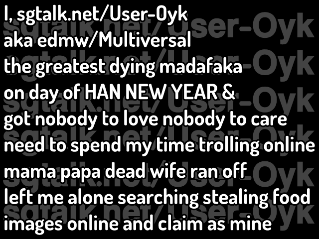 sgtalk.net/User-Oyk LAST HAN NEW YEAR