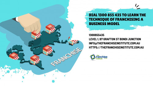 With decades of experience in offering assistance to entrepreneurs for franchising a business model, reach out to The Franchise Institute team with all your queries. Discuss everything with us to ensure that you clear your doubts before you go ahead to franchise. Visit https://thefranchiseinstitute.com.au/ to collect more information or dial 1300 855 435 now.