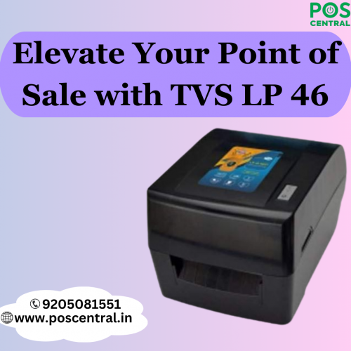 The TVS LP 46 Neo barcode label printer utilizes direct thermal printing technology, ensuring efficient and reliable printing results. With a resolution of 203 DPI, it produces clear and crisp labels suitable for various applications. Boasting a maximum print speed of 150 mm/s, it accelerates workflows while maintaining quality. Whether for retail, logistics, or other industries, the TVS LP 46 barcode printer offers a dependable and convenient labelling solution. Its compact design makes it a space-saving solution for businesses of all sizes. User-friendly features enhance ease of operation, simplifying printing tasks for beginners and experienced users. For more detailed information about TVS barcode printer LP 46 neo, it's best to visit the POS Central India's website. Visit https://www.poscentral.in/tvs-lp-46-neo-barcode-label-printer.html