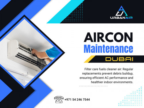 In the scorching heat of Dubai, a reliable AC system is your ally in maintaining a cool and comfortable space. With our Aircon Maintenance Dubai, you gain Cooling Confidence and access Unparalleled Expertise that ensures your AC unit operates at its best.

Official Website : https://urbanairtech.com/

UrbanAir Technical Services
Address: Office 104, First floor, Al Fahad Building, Abu Hail, Max showroom same building - Dubai - United Arab Emirates
Phone: +971542467544

Find us on Google Maps: https://maps.app.goo.gl/27fCGRpVKyXj6VVMA

Business Site: https://urbanair-technical-services.business.site/

Our Profile: https://gifyu.com/urbanairtech

More Images:
https://rcut.in/4CJdKJx8
https://rcut.in/onJtXeN3
https://rcut.in/4NsTMwiE
