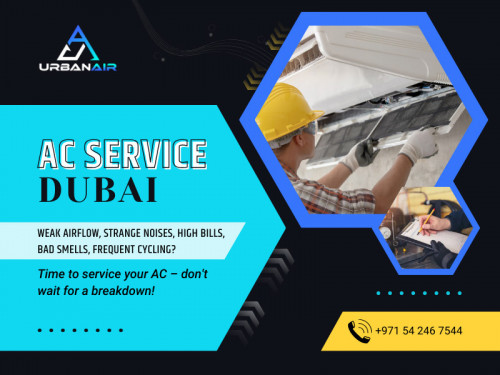 Understanding the factors that influence the cost of AC service Dubai can help you make informed decisions and possibly save some money. Let's break down the bill into various components.

Official Website : https://urbanairtech.com/

UrbanAir Technical Services
Address: Office 104, First floor, Al Fahad Building, Abu Hail, Max showroom same building - Dubai - United Arab Emirates
Phone: +971542467544

Find us on Google Maps: https://maps.app.goo.gl/27fCGRpVKyXj6VVMA

Business Site: https://urbanair-technical-services.business.site/

Our Profile: https://gifyu.com/urbanairtech

More Images:
https://rcut.in/onJtXeN3
https://rcut.in/DFmAKmG8
https://rcut.in/4NsTMwiE