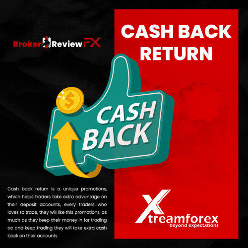 Cash back return is a unique promotions, which helps traders take extra advantage on their deposit accounts, every traders who loves to trade, they will like this promotions, as much as they keep their money in for trading ac and keep trading they will take extra cash back on their accounts.