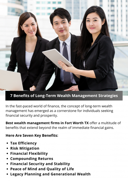 In the fast-paced world of finance, the concept of long-term wealth management has emerged as a cornerstone for individuals seeking financial security and prosperity. Implementing and adhering to comprehensive wealth management strategies can yield a plethora of advantages that extend far beyond short-term gains. To know more visit here https://www.alignedwealthadv.com/