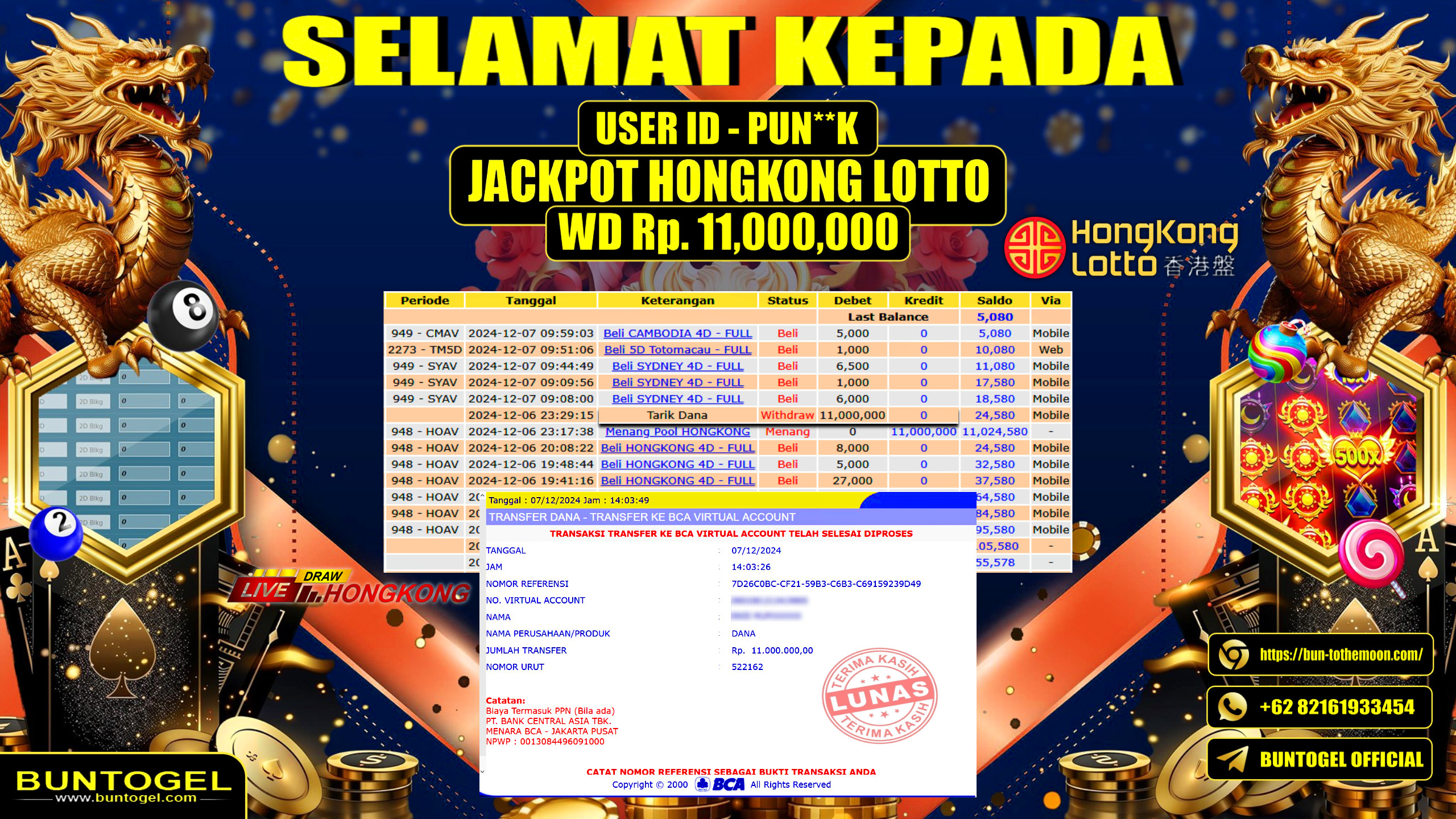 BUKTI BAYAR BUNTOGEL