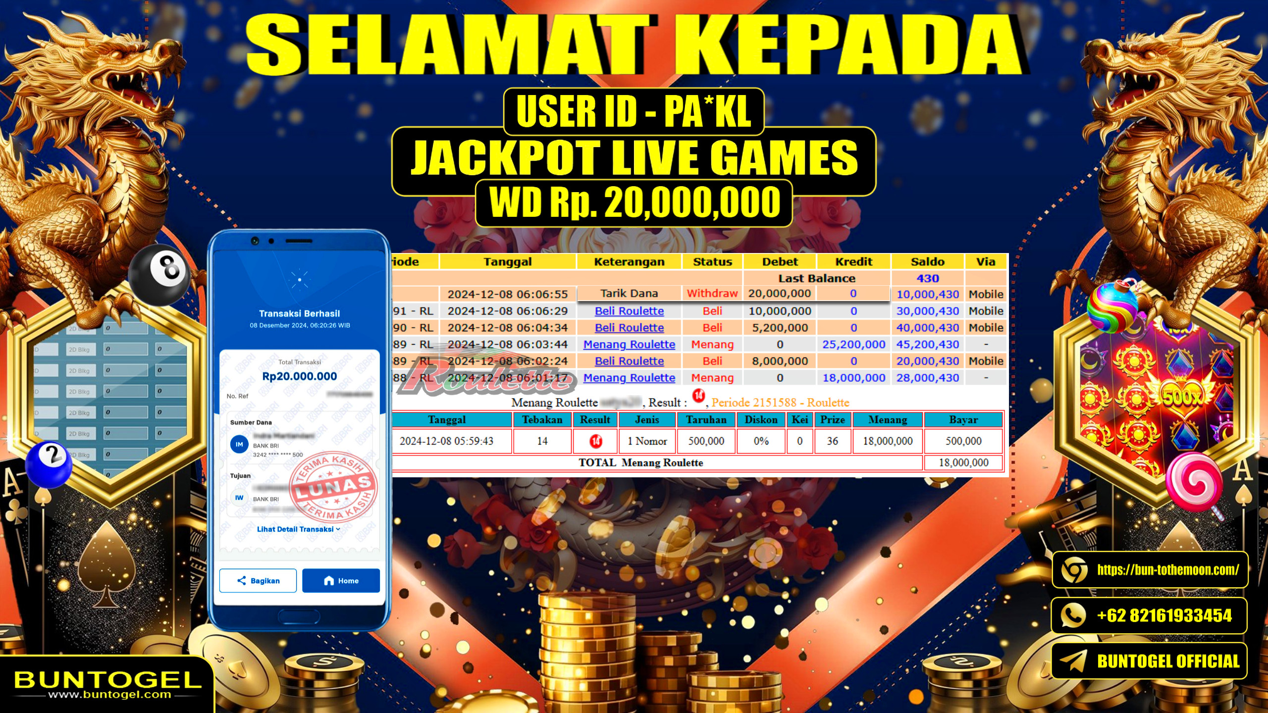 BUKTI BAYAR BUNTOGEL