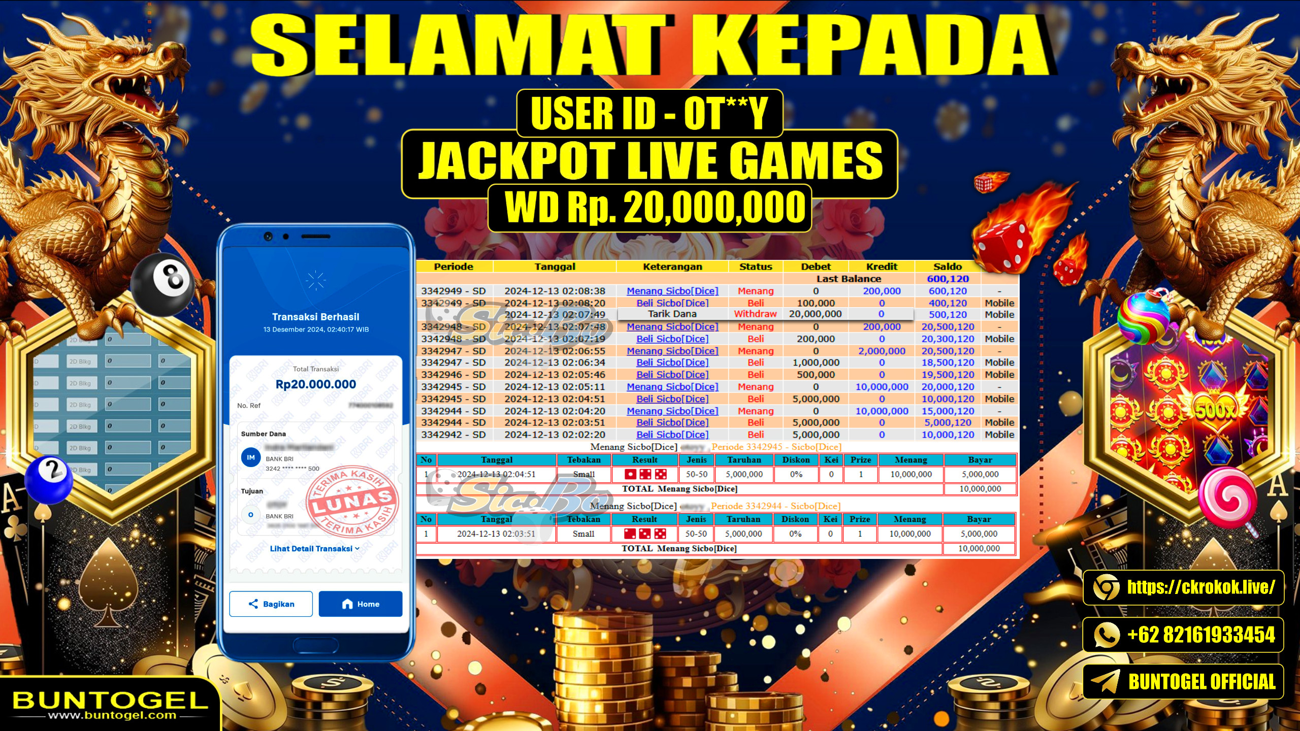 BUKTI BAYAR BUNTOGEL