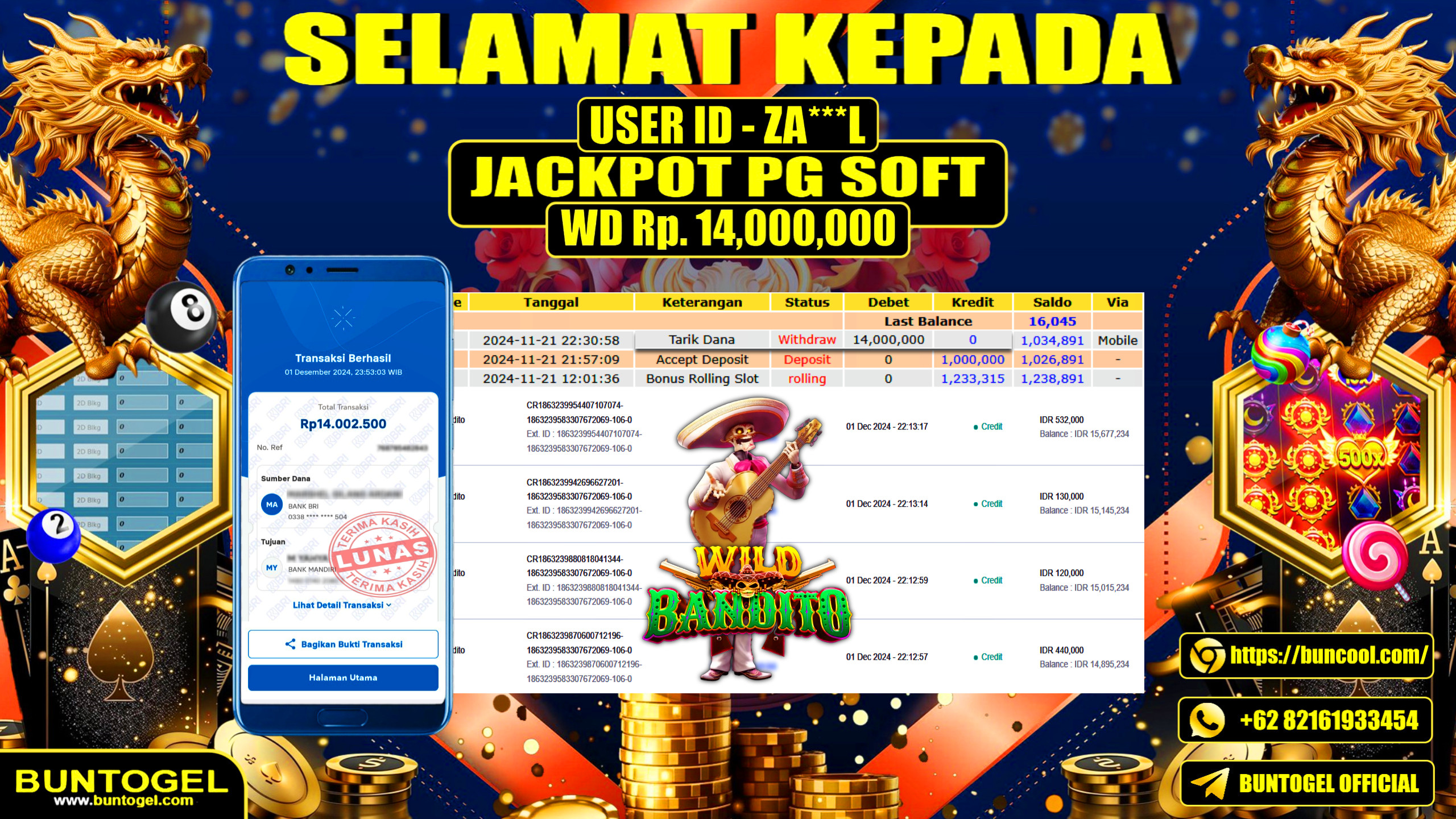 BUKTI BAYAR BUNTOGEL