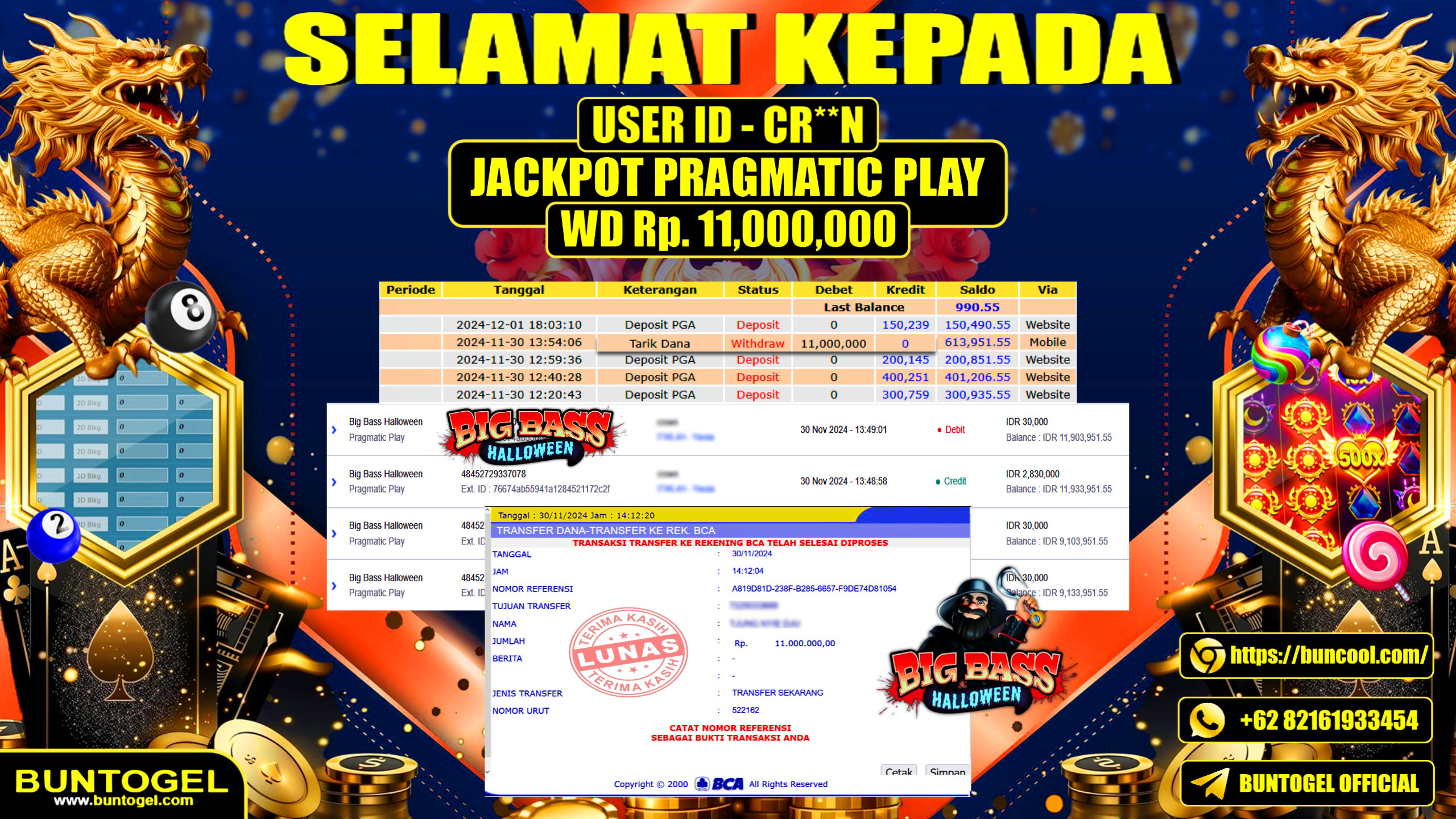 BUKTI BAYAR BUNTOGEL