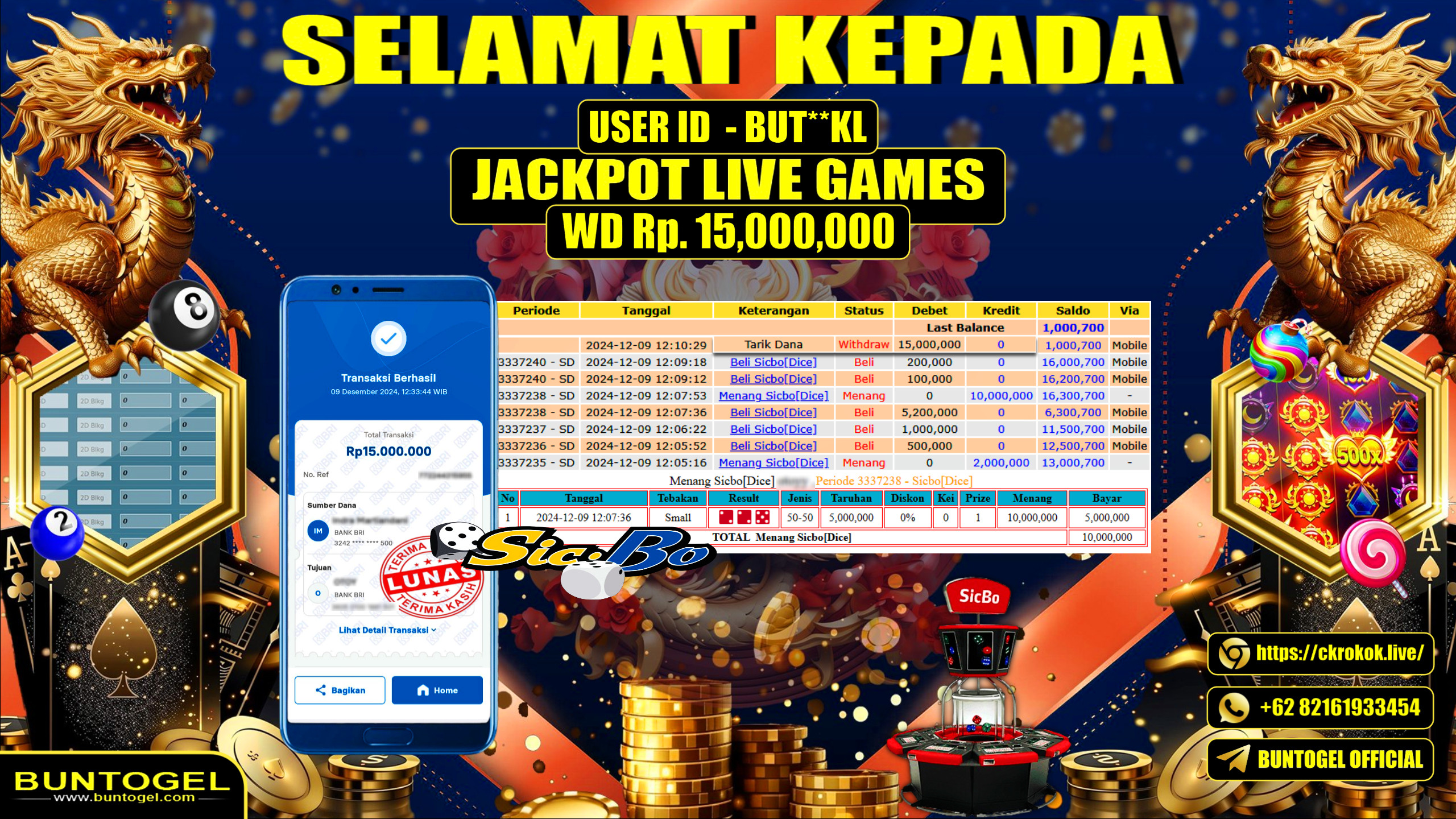 BUKTI BAYAR BUNTOGEL