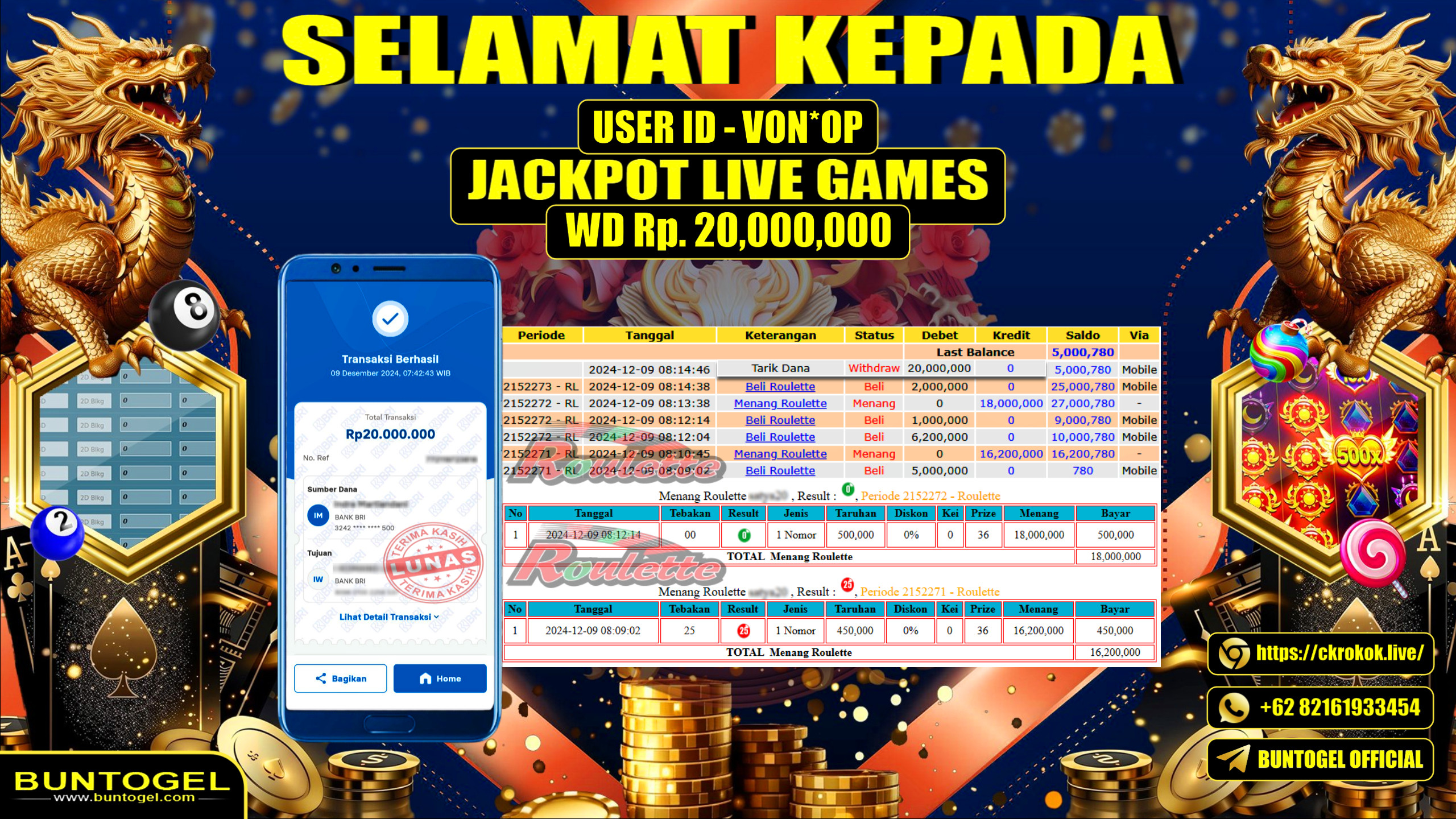 BUKTI BAYAR BUNTOGEL