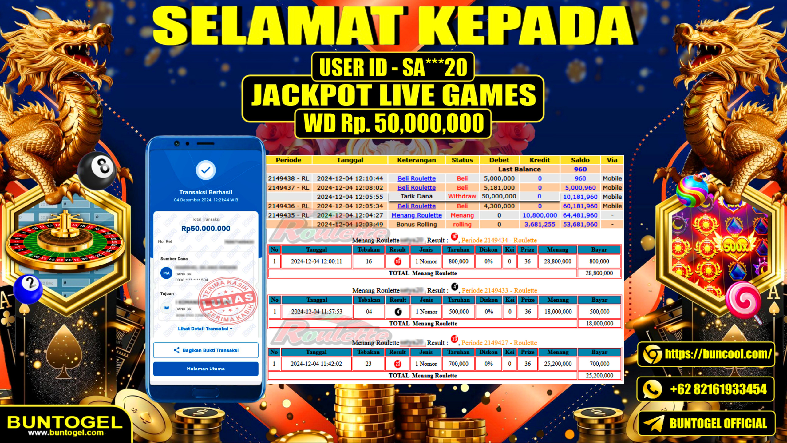 BUKTI BAYAR BUNTOGEL