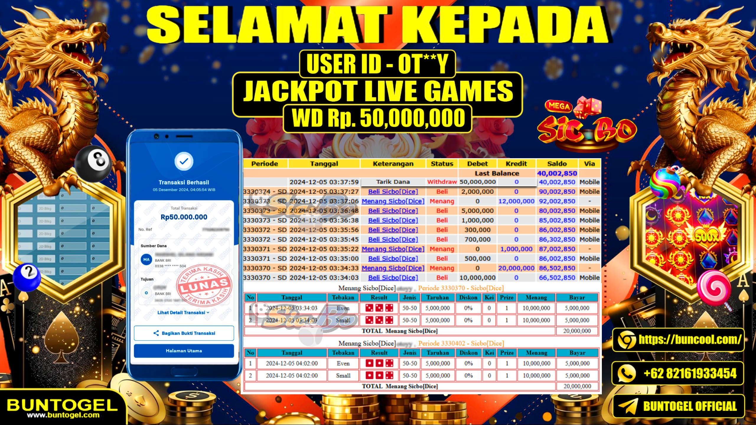 BUKTI BAYAR BUNTOGEL