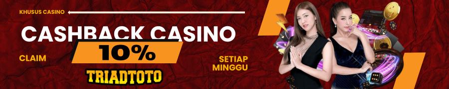 EVENT CASHBACK LIVEGAME KEKALAHAN SAMPAI 10%