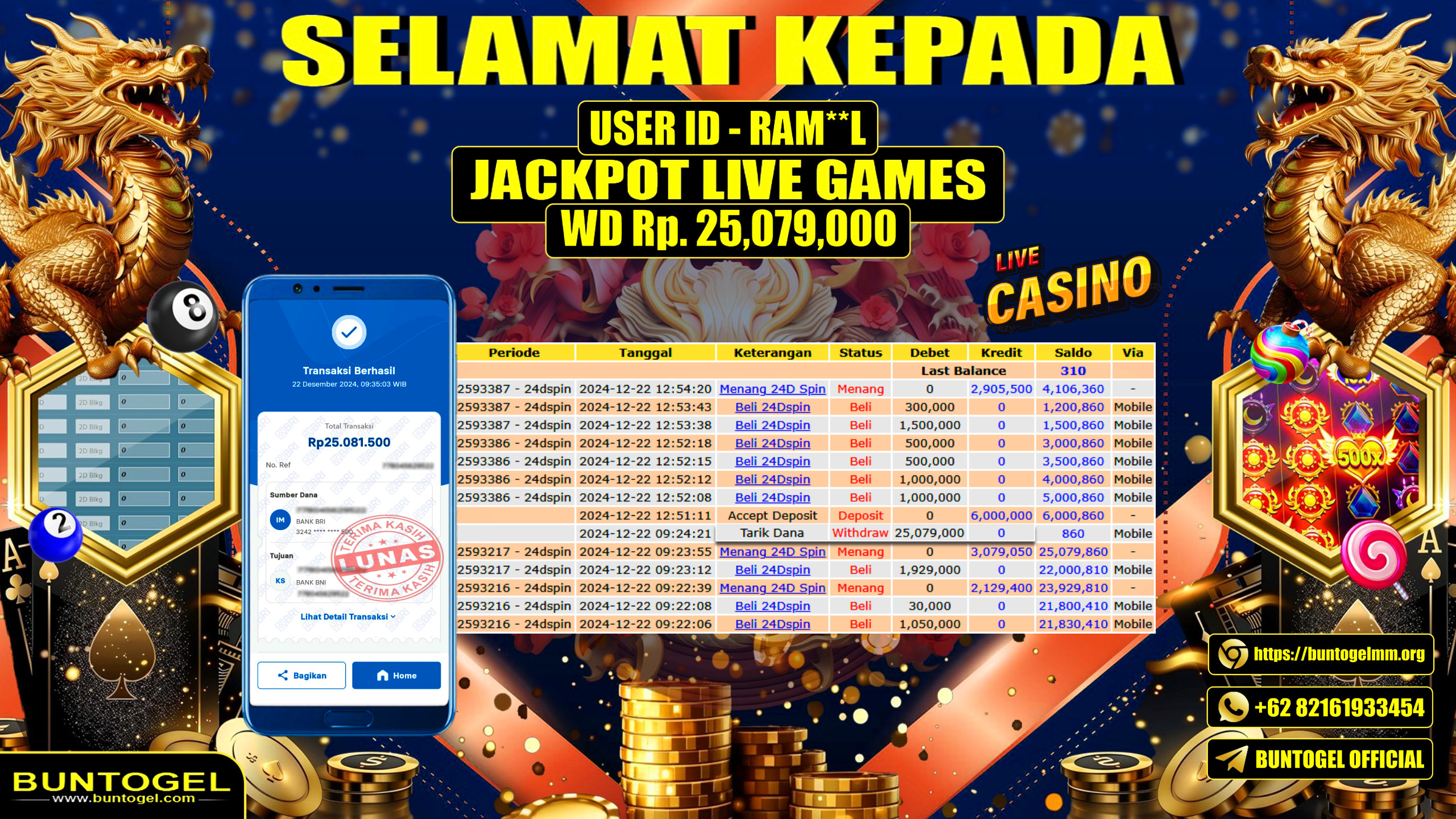 BUKTI BAYAR BUNTOGEL