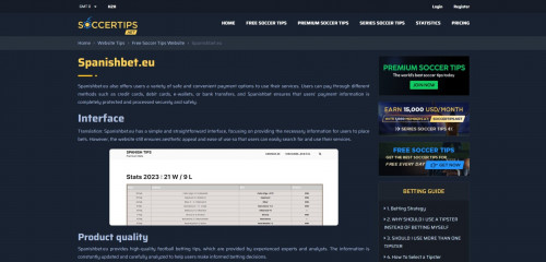 Spanishbet is recognized as a dependable platform for football betting tips, especially for those following Spanish leagues like La Liga and Copa del Rey. Its expert predictions, user-friendly interface, and detailed match analysis make it a trusted choice for bettors. In this article, we explore its main features, key advantages, and opportunities for growth to enhance the overall user experience.
See more: https://letterboxd.com/nsoccertip/list/review-of-spanishbet-a-trusted-platform-for/