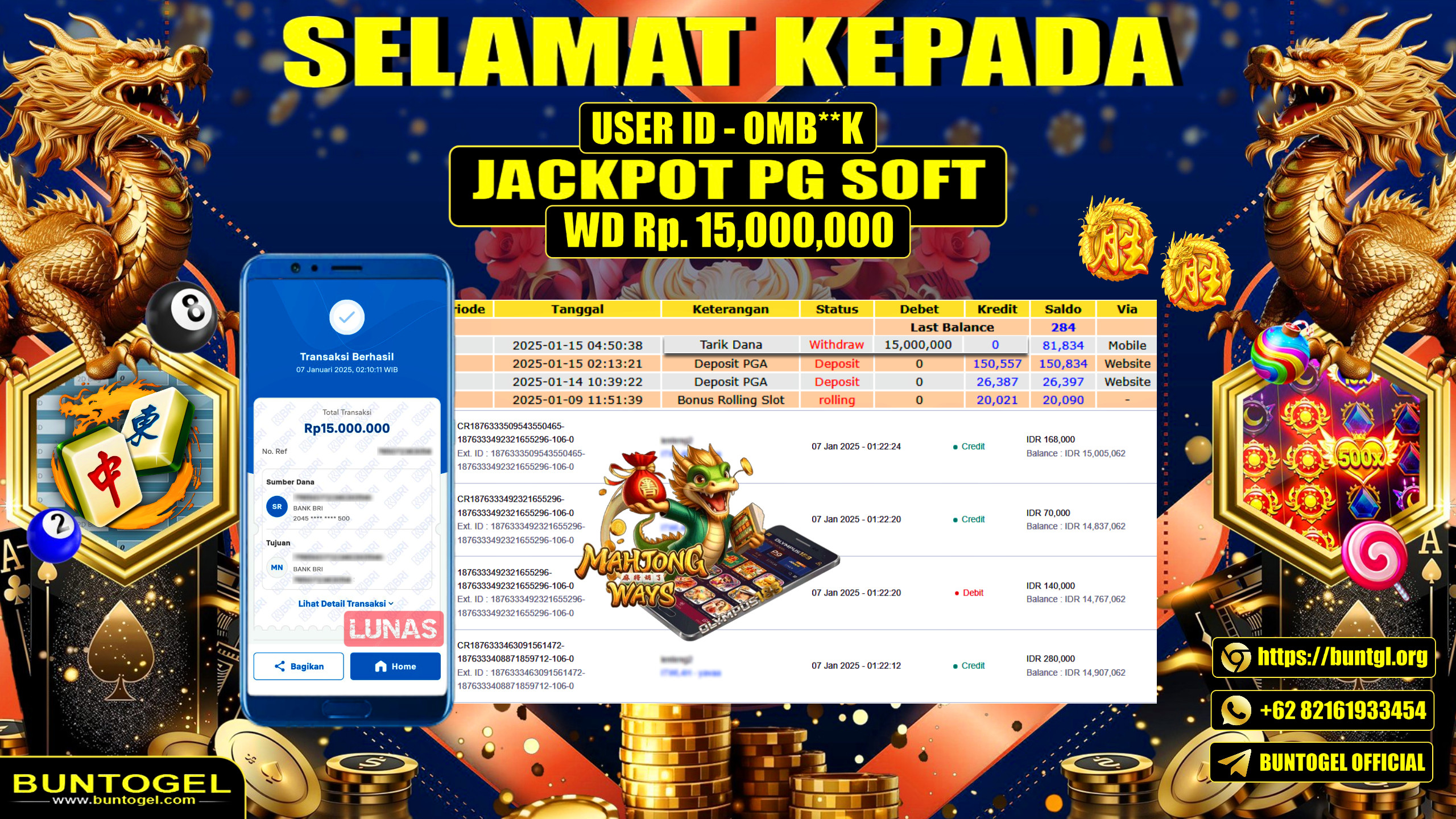 BUKTI BAYAR BUNTOGEL