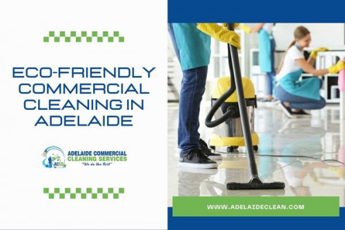 Adelaide Commercial Cleaning Services is home to highly skilled experts offering eco-friendly commercial cleaning in Adelaide. Call us to book our service.
https://www.adelaideclean.com/commercial-cleaning/