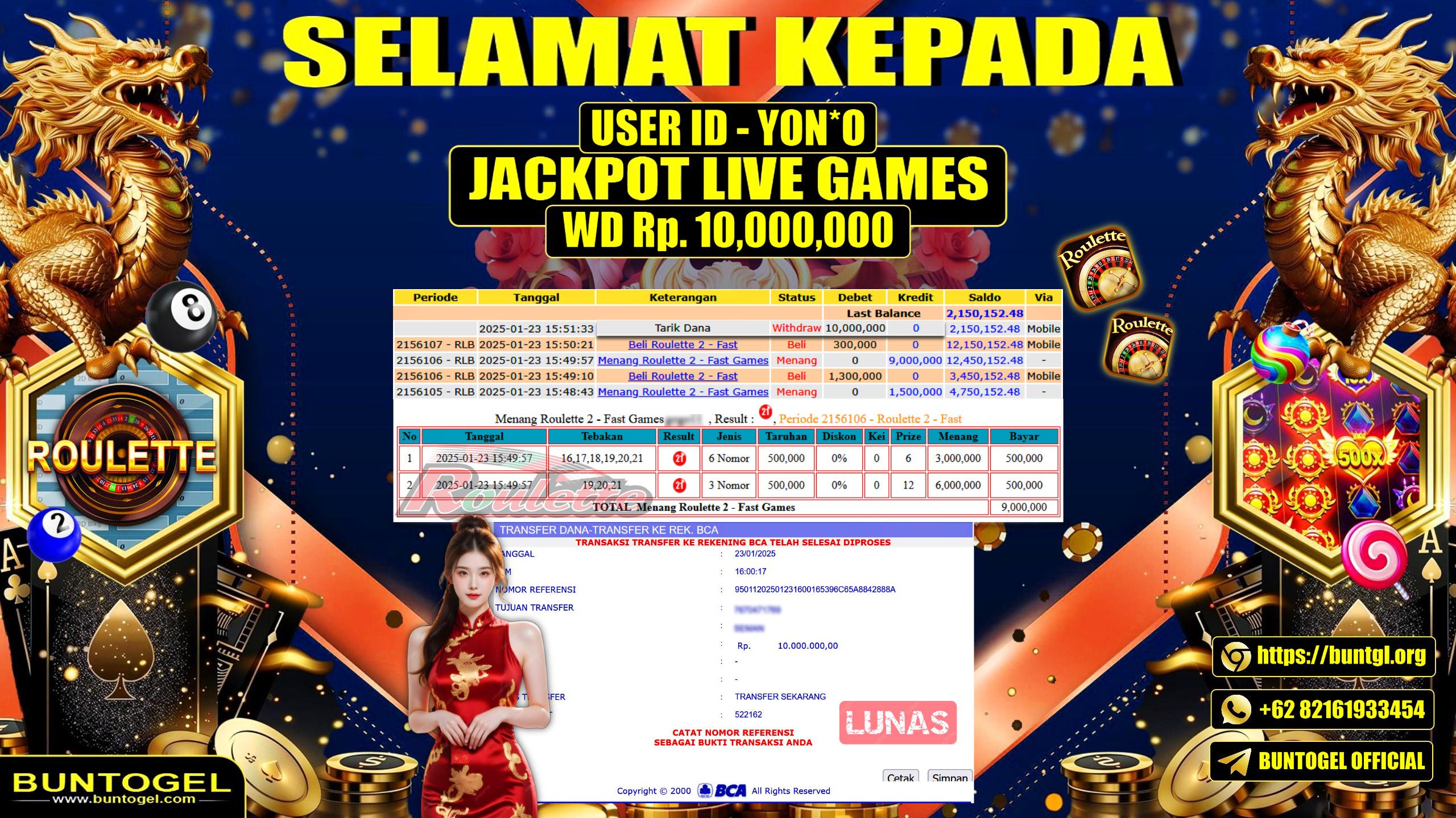 BUKTI BAYAR BUNTOGEL