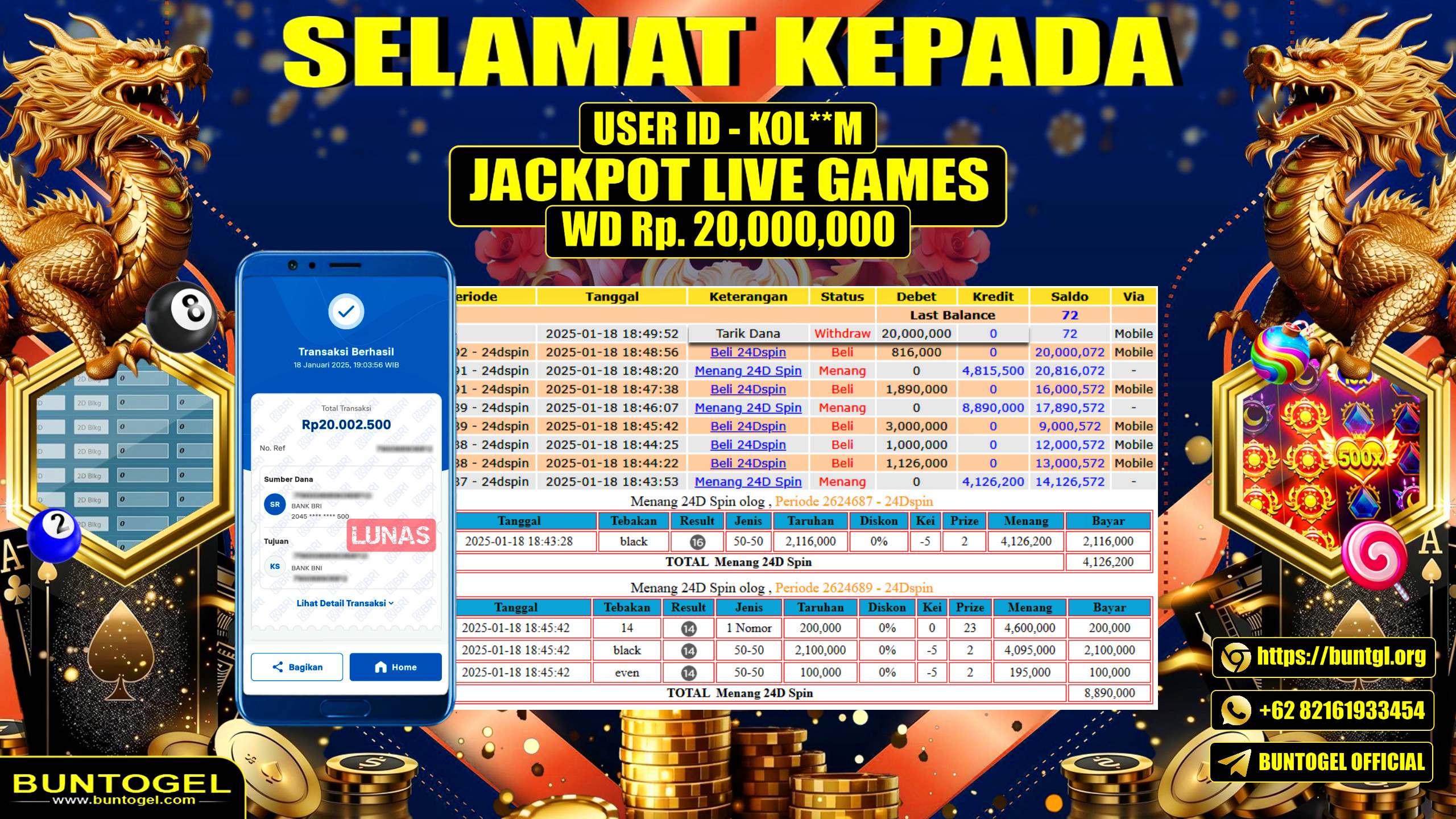 BUKTI BAYAR BUNTOGEL