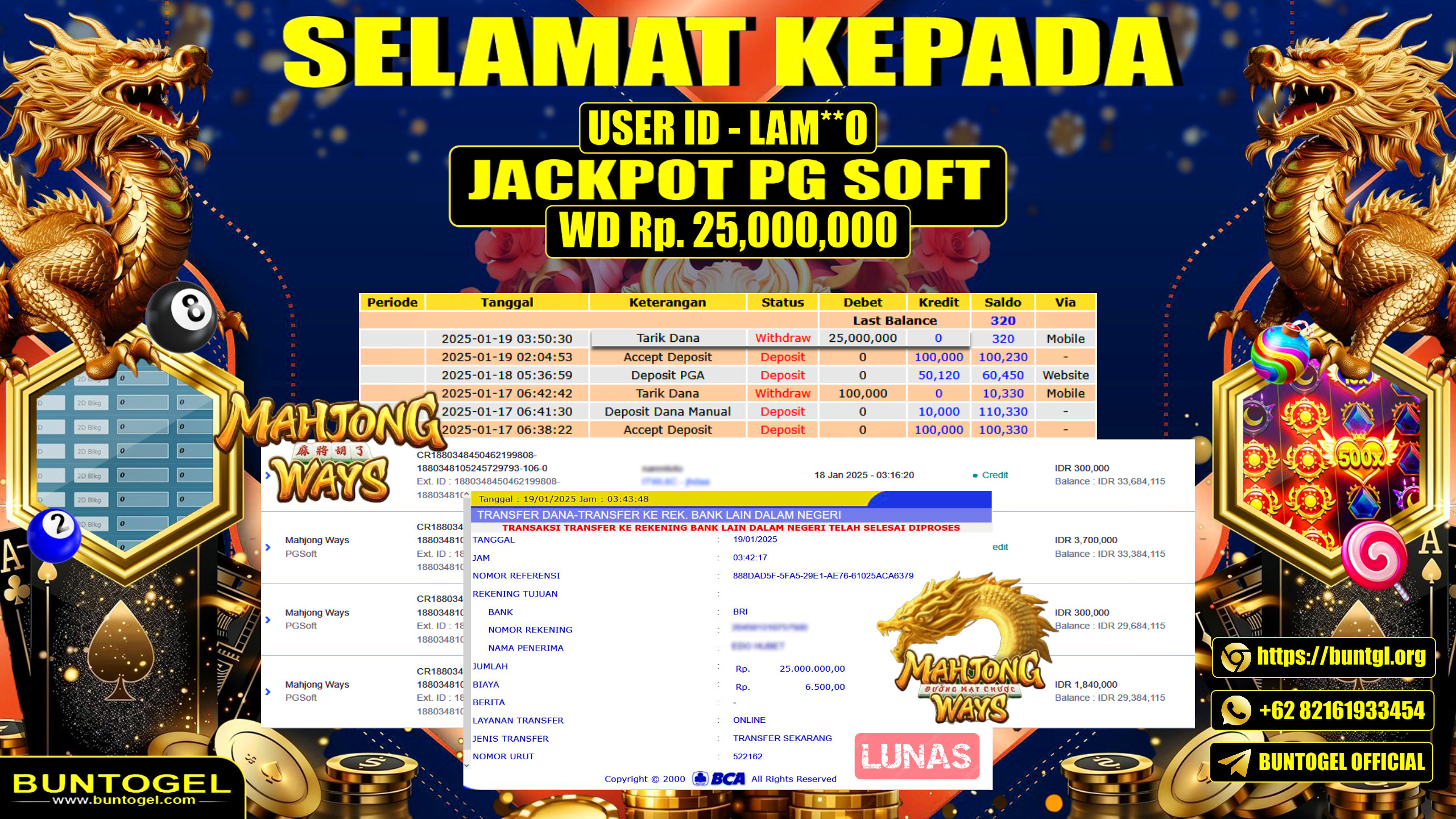 BUKTI BAYAR BUNTOGEL