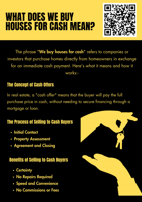 We buy houses for cash companies offer a straightforward and fast alternative to traditional real estate transactions. While the offers may be lower than market value, the benefits of speed, convenience, and avoiding repairs and fees can make it an appealing choice for many homeowners. If you’re considering selling to a cash buyer, make sure to do your research to ensure you are working with a reputable company. To know more visit here https://www.904homebuyer.com/buy