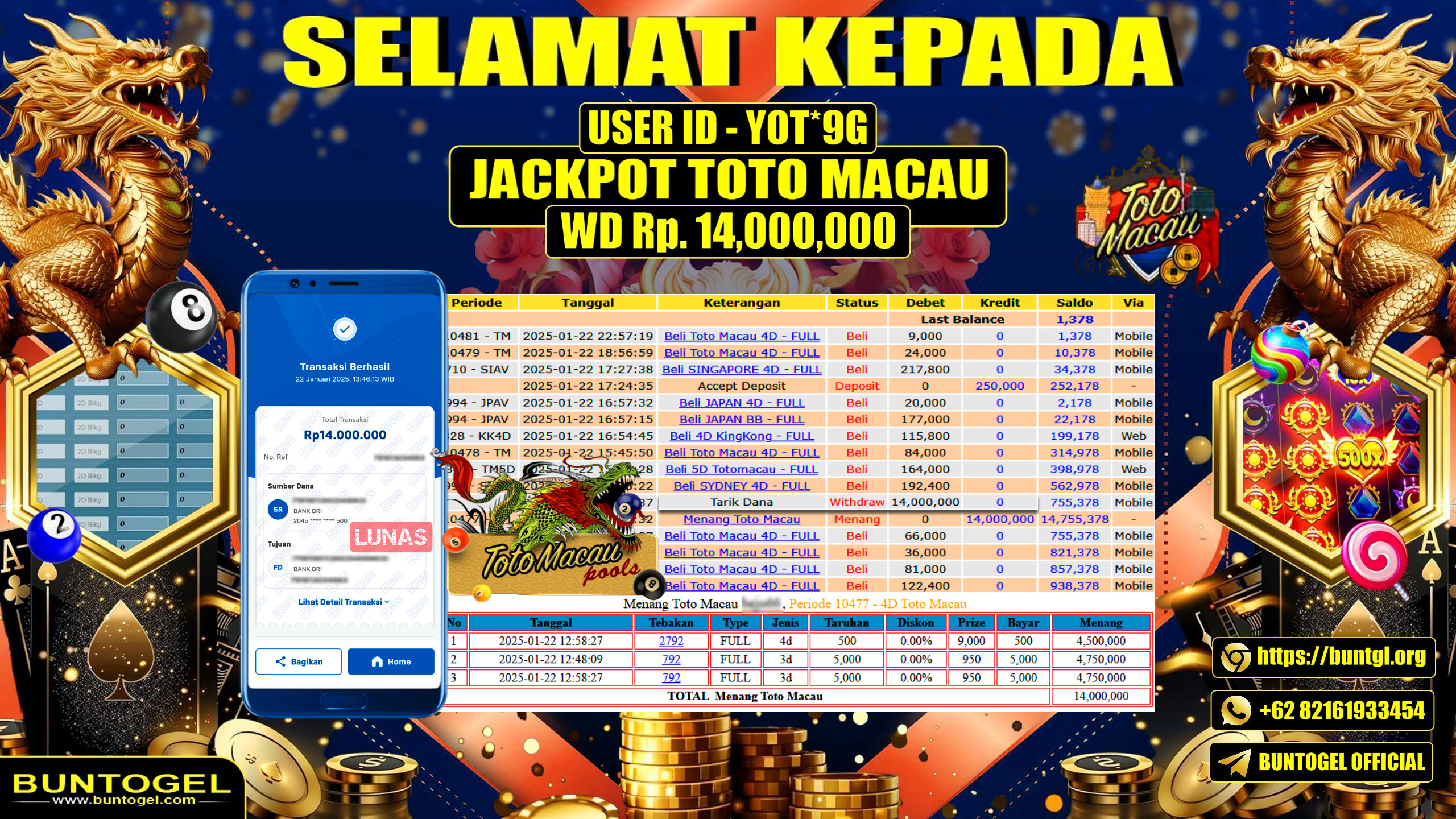 BUKTI BAYAR BUNTOGEL