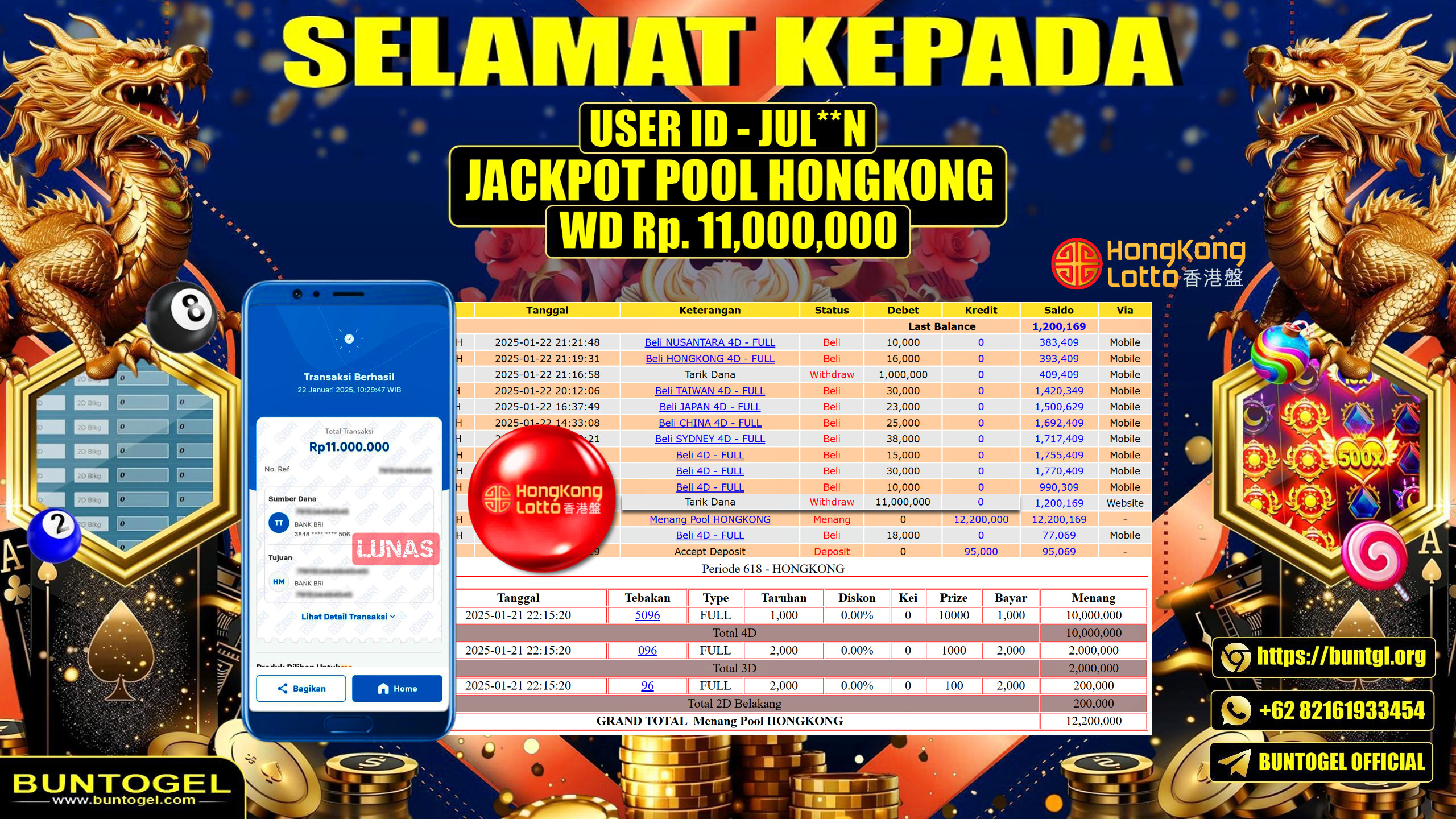 BUKTI BAYAR BUNTOGEL