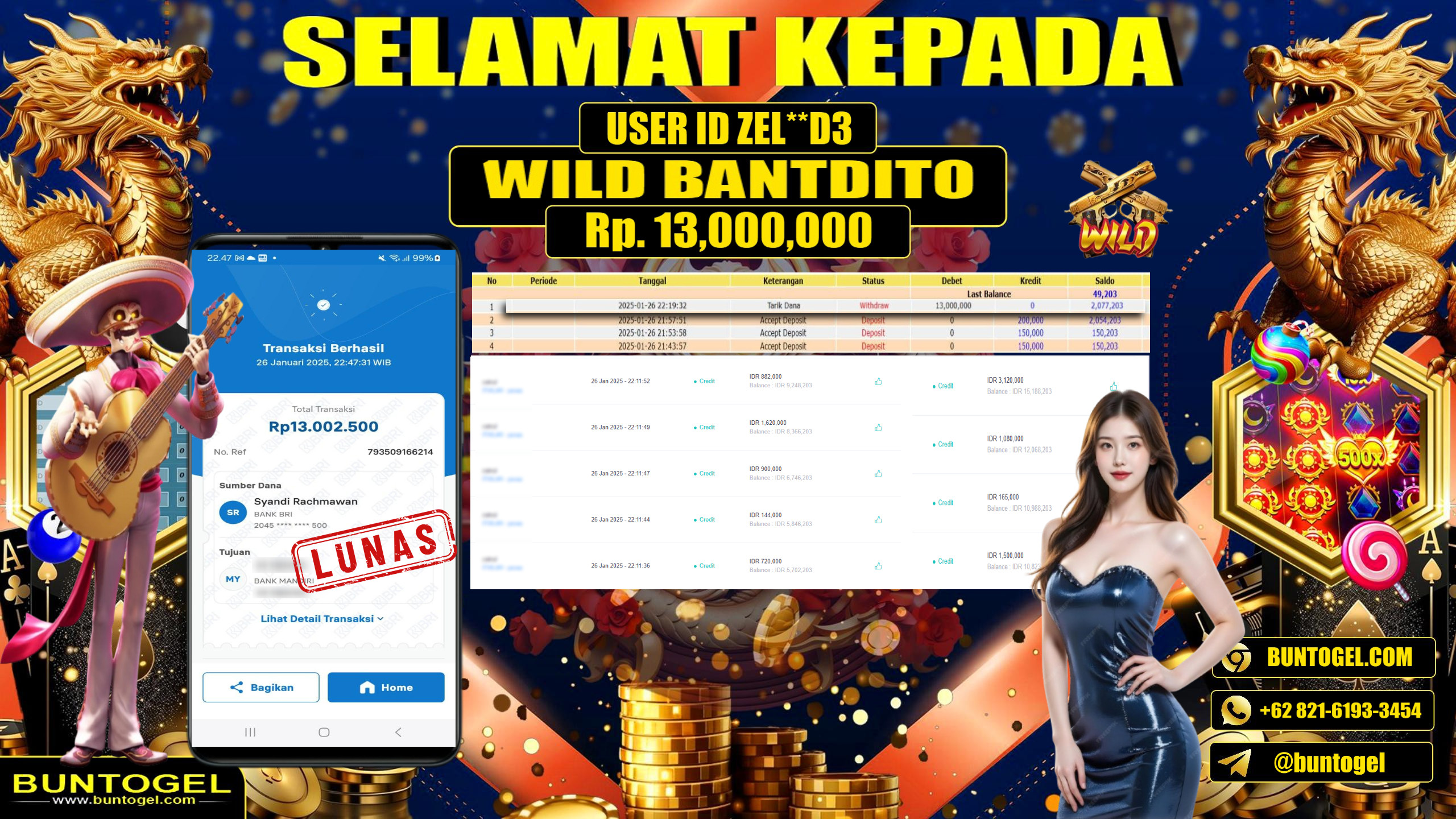BUKTI BAYAR BUNTOGEL