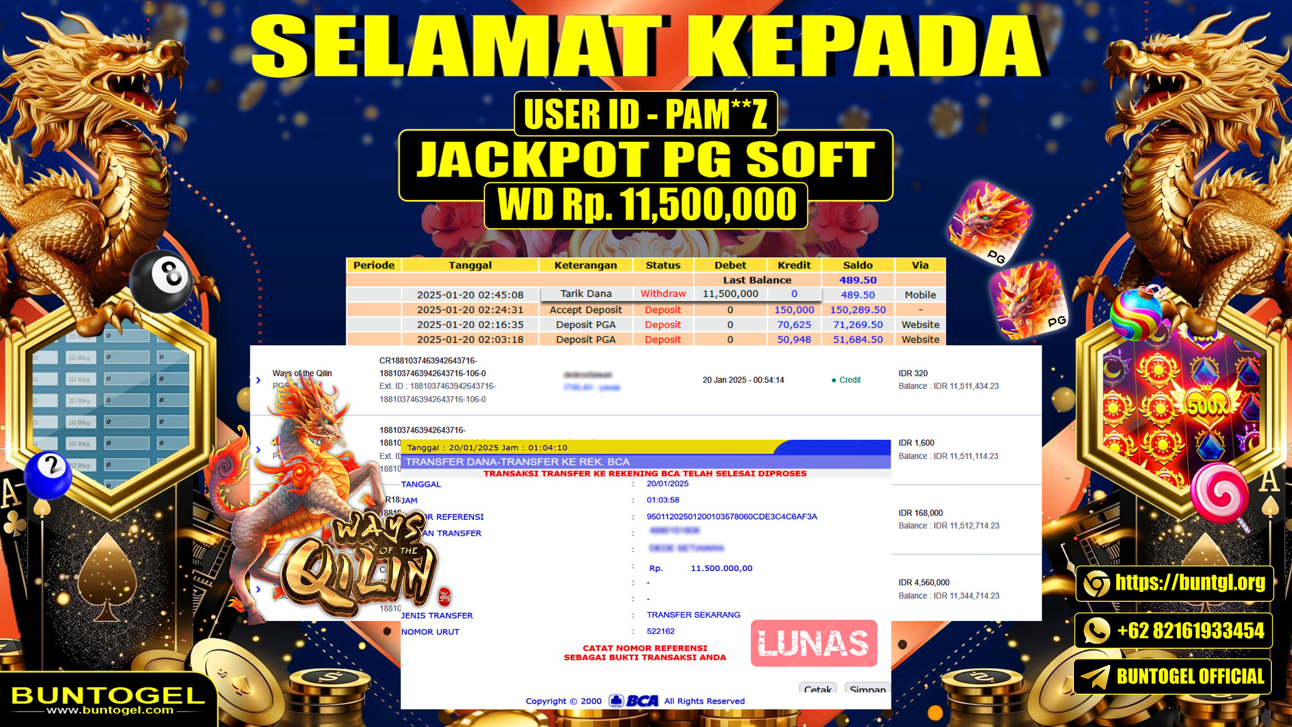 BUKTI BAYAR BUNTOGEL