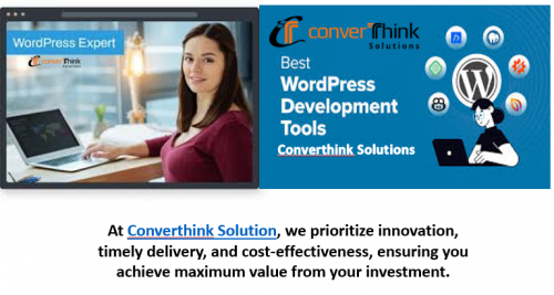 Converthink Solutions is a leading WordPress Development company in India, offers services including WordPress plugin, WordPress template and ecommerce store development.