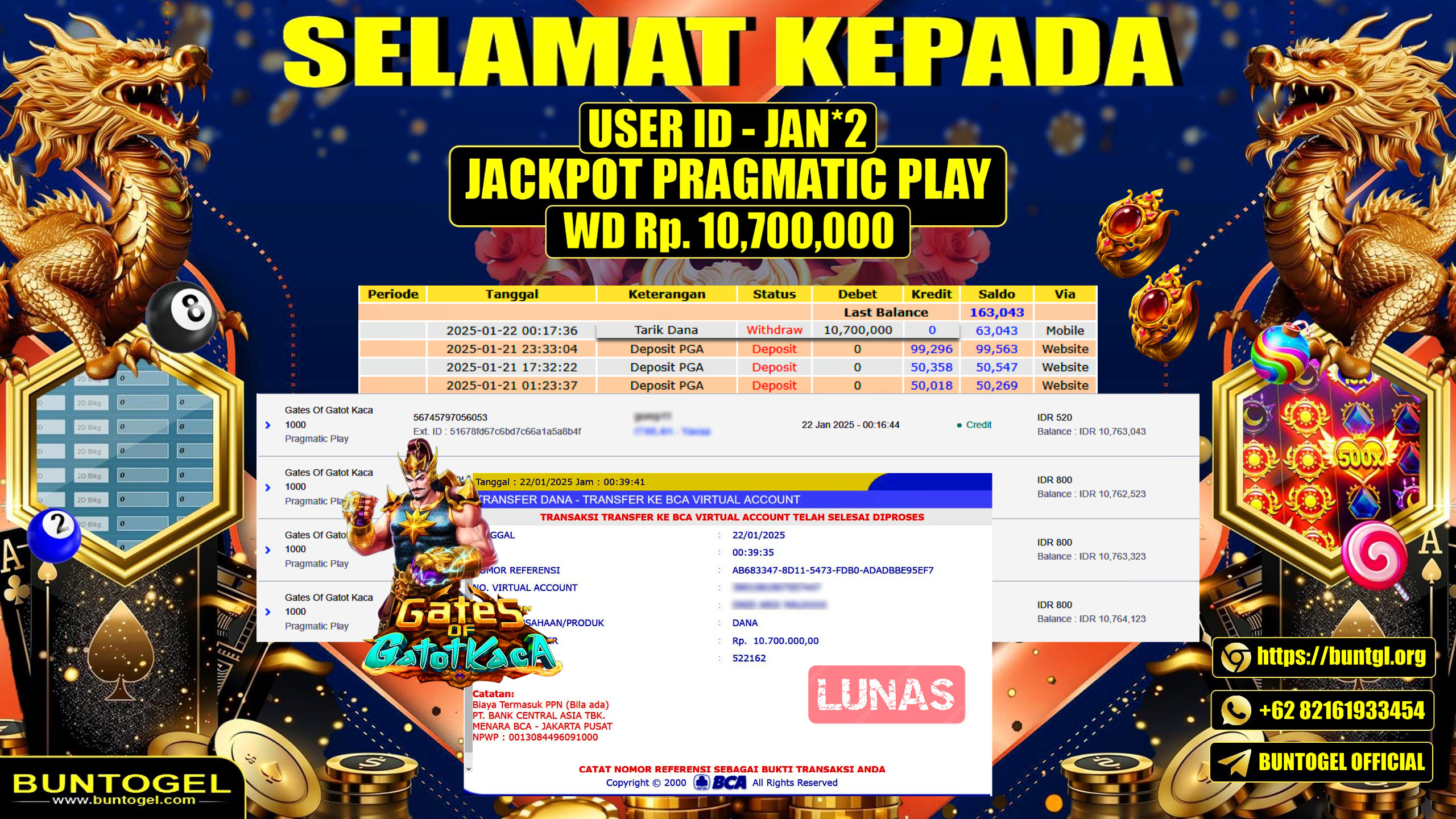 BUKTI BAYAR BUNTOGEL