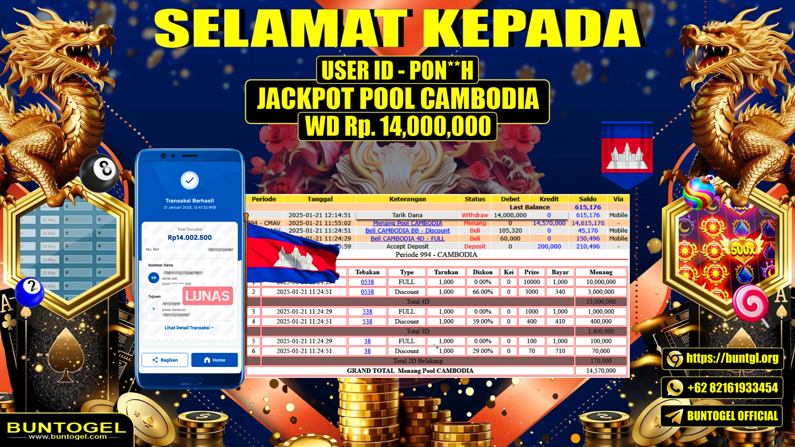 BUKTI BAYAR BUNTOGEL